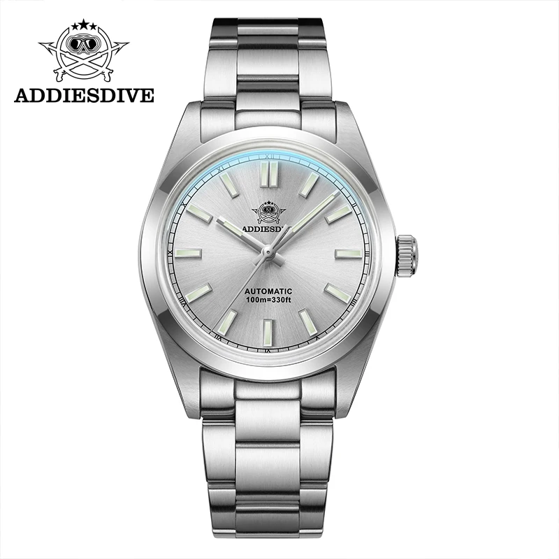 Top Trends: ADDIESDIVE 36mm Men Fashion Luxury Watch 100m Waterproof PT5000 Sapphire Pot Cover Glass Automatic Mechanical Watches Shoppable Styles