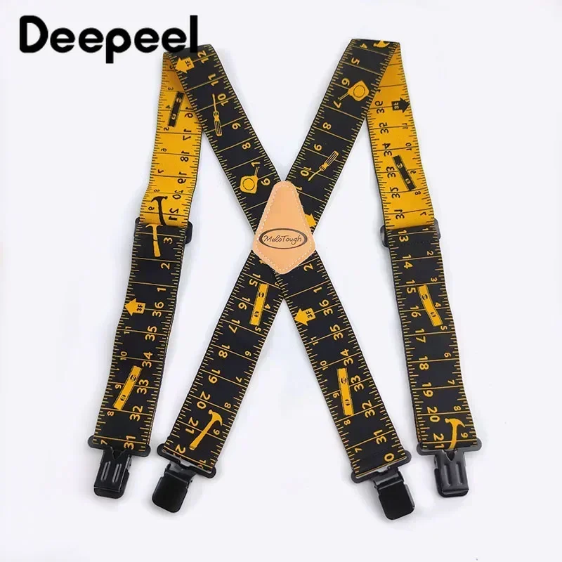 Top Trends: 1Pc 5*120cm Men&#039;s Adult X-type 4 Clips High Elastic Suspender Adjustable Heavy Duty Braces Belt Susperders Male Jockstrap Shoppable Styles