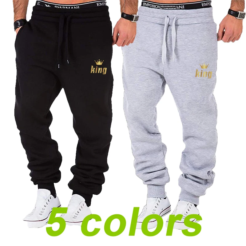 Top Trends: 2023 Casual Pants Men's Fitness Sportswear Bottoms King Print Men's Sports Pants Jogging Pants Shoppable Styles