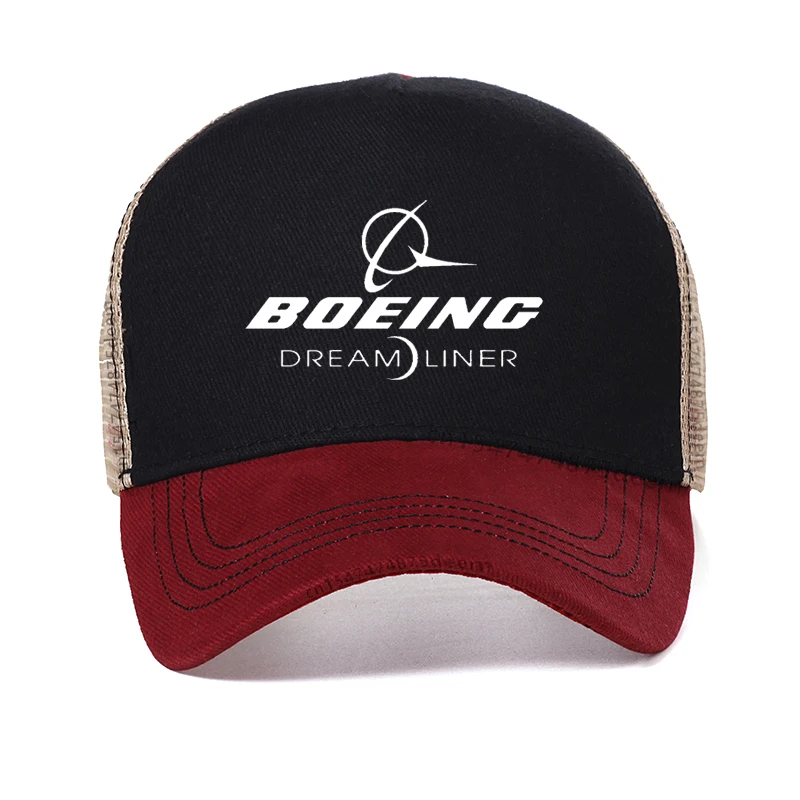 Top Trends: New Boeing 737-800 Baseball Cap High-quality Men Summer Mesh Ventilation Trucker Hat Boeing 787 Dreamliner Print Dad Hats Shoppable Styles