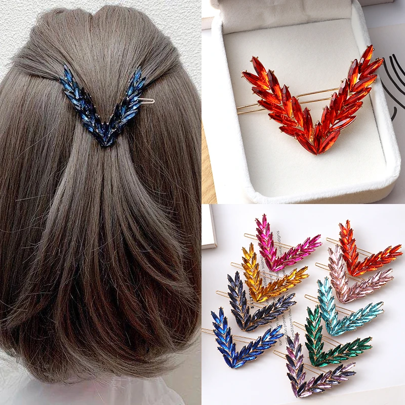 Top Trends: New Women Shining Crystal Rhinestone Luxury Hair Clip Girls Hairpin Hair Accessories Headwear Girls Fashion Gift Ornaments Shoppable Styles