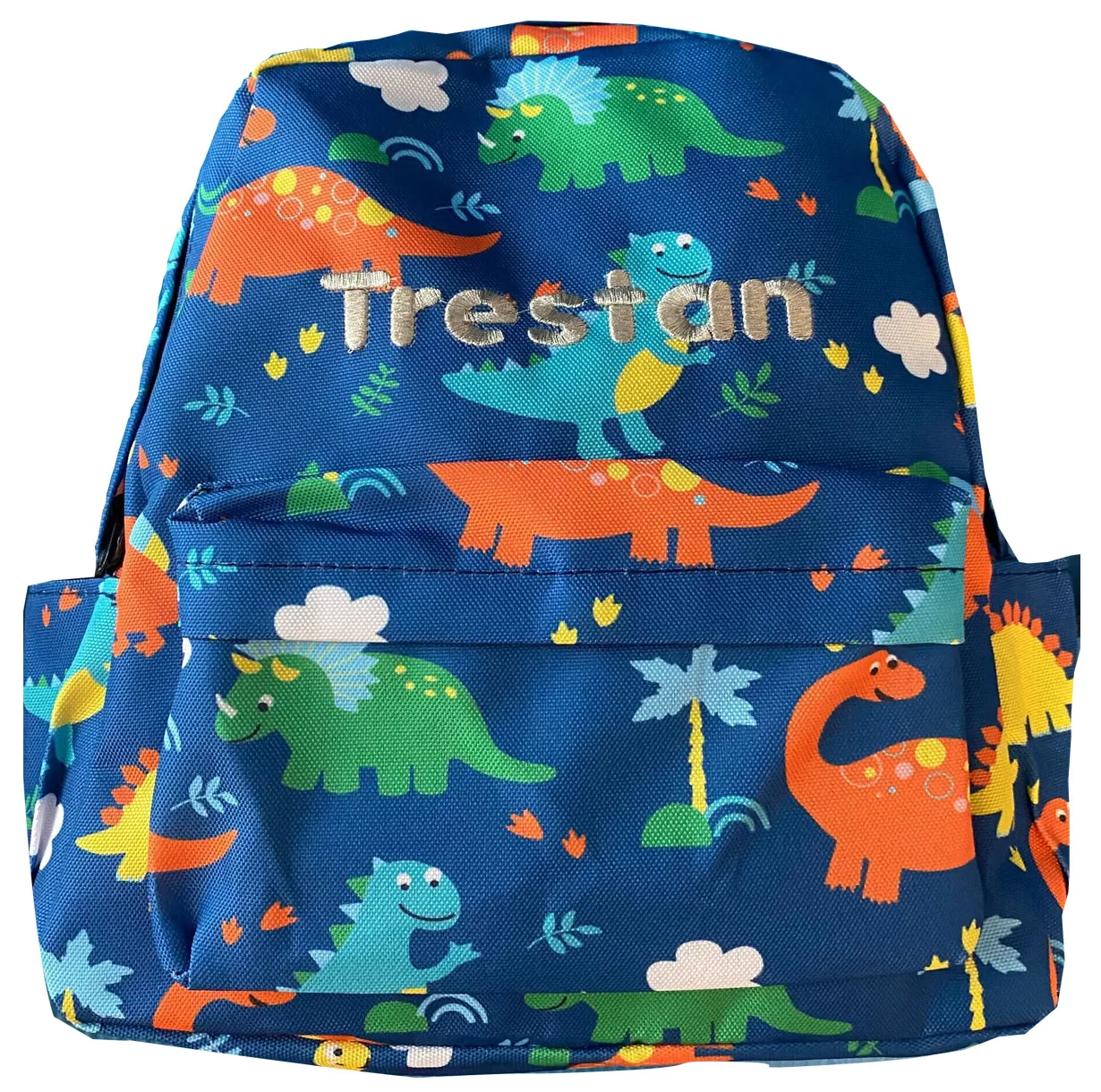 Top Trends: Personalised Kid's Name Color Mixed Toddler Backpack, Custom Embroidered Text Daycare Bag, Customization Dinosaurs Cute Kids Shoppable Styles