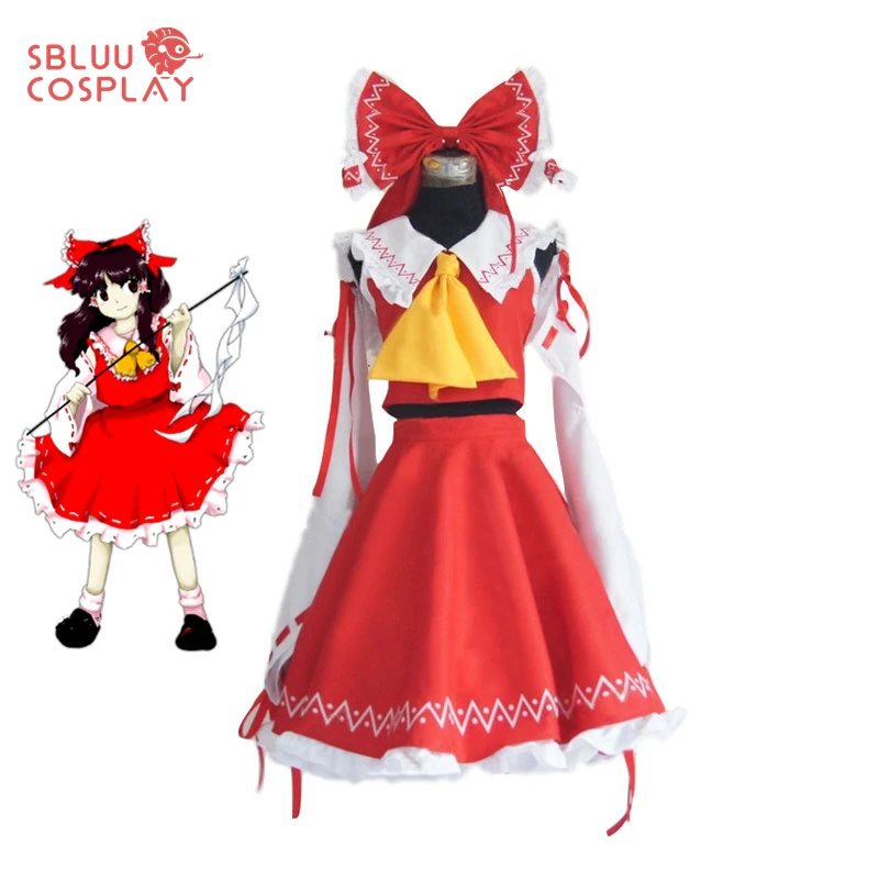 Top Trends: SBluuCosplay Touhou Project Reimu Hakurei Cosplay Costume Shoppable Styles