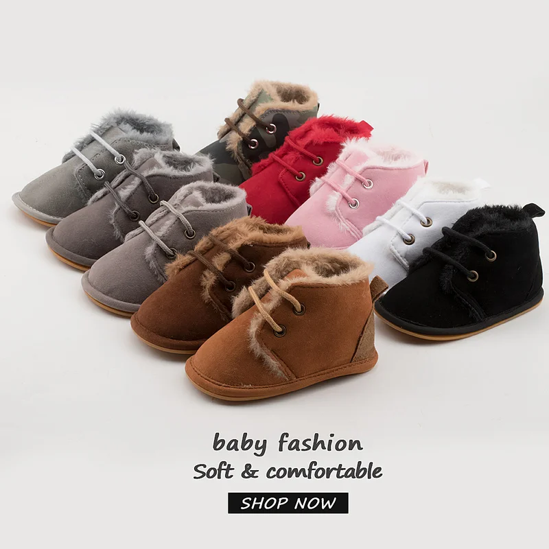 Top Trends: New Snow Baby Booties Shoes Baby Boy Girl Shoes Crib Shoes Winter Warm Cotton Anti-slip Sole Newborn Toddler First Walkers Shoes Shoppable Styles