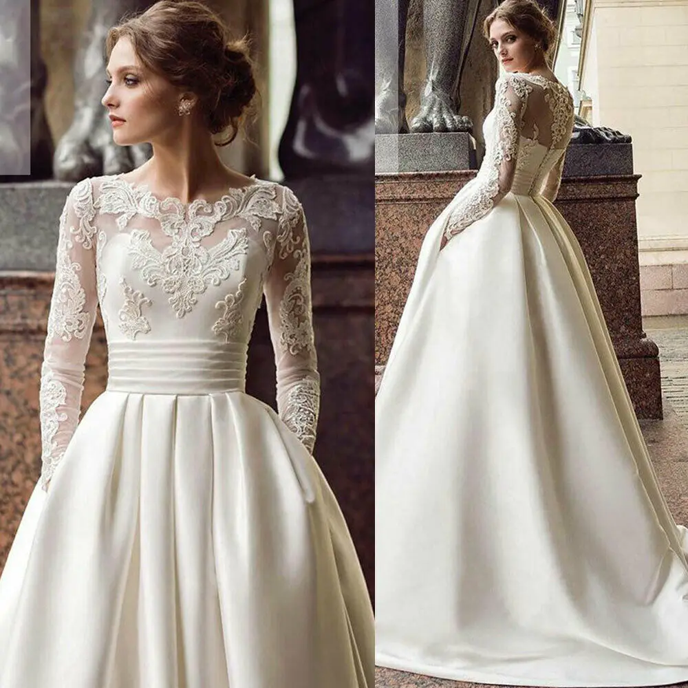 Top Trends: Elegant Stain A-line Button Wedding Dresses 2023 For Women Robe De Mariée Bridal Gowns Vestidos De Novia Custome Made Shoppable Styles