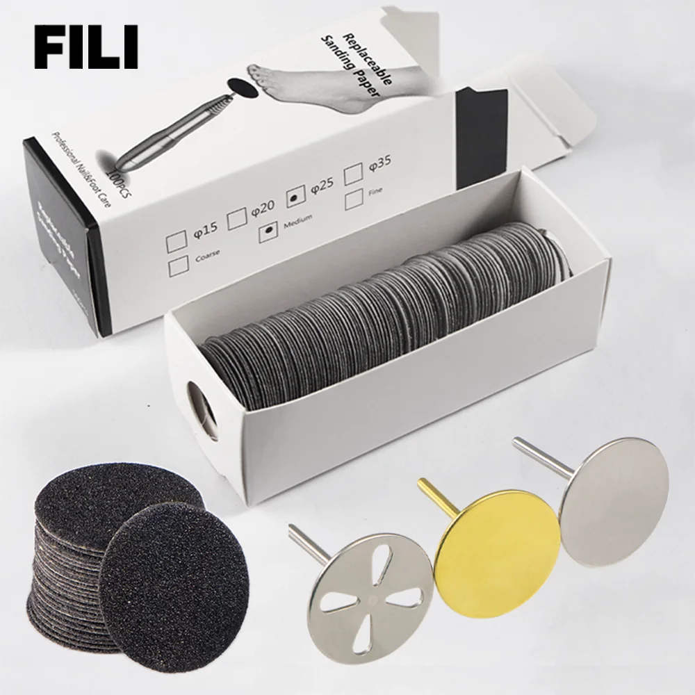 Top Trends: FILI Discs Pads Pedicure Foot Rasp Files Cuticle Callus Remove Tool For Pedicure Tools Replaceable Sandpaper Shoppable Styles