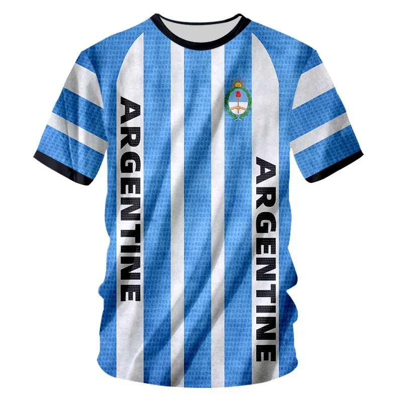 Top Trends: Argentina Netherlands France Spain Ecuador Croatia Flag Sportswears Men's Football Shirts Sport Leisure Sportshirt Shoppable Styles - Image 3