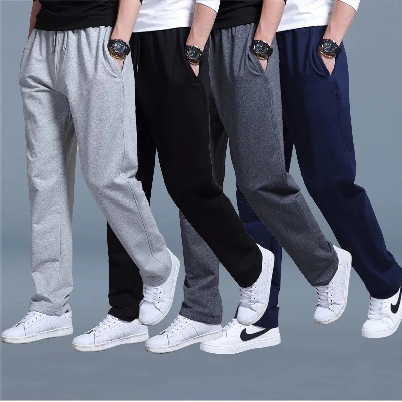 Top Trends: 2021 Spring Autumn Joggers Men Jogging Sweatpants Sportswear Knit Tracksuit Sports Pants Trousers Oversize Wide Leg Clothing Shoppable Styles