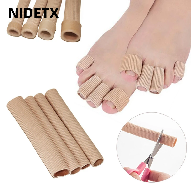 Top Trends: 1Pcs Hallux Valgus Tube Bandage Orthopedic Silicone Toe Protector Pain Relief Bunion Guard Finger Separator Manicure Pedicure Shoppable Styles