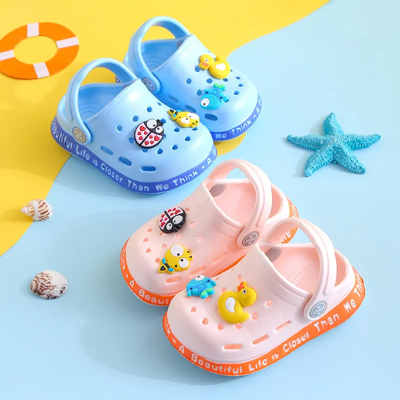 Top Trends: Children New Cute Cartoons Kids Mules Clogs Summer Garden Beach Slippers Sandals Cave Hole Baby Shoes For Boys Girls Shoppable Styles