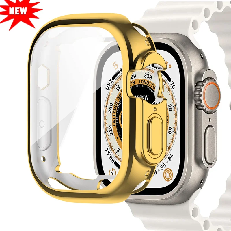 Top Trends: TPU Cover For Apple Watch Ultra 49mm 45mm 41mm 42 / 38mm 44mm 40mm Bumper Screen Protector IWatch Series 8 7 6 5 4 SE 49 Mm Case Shoppable Styles