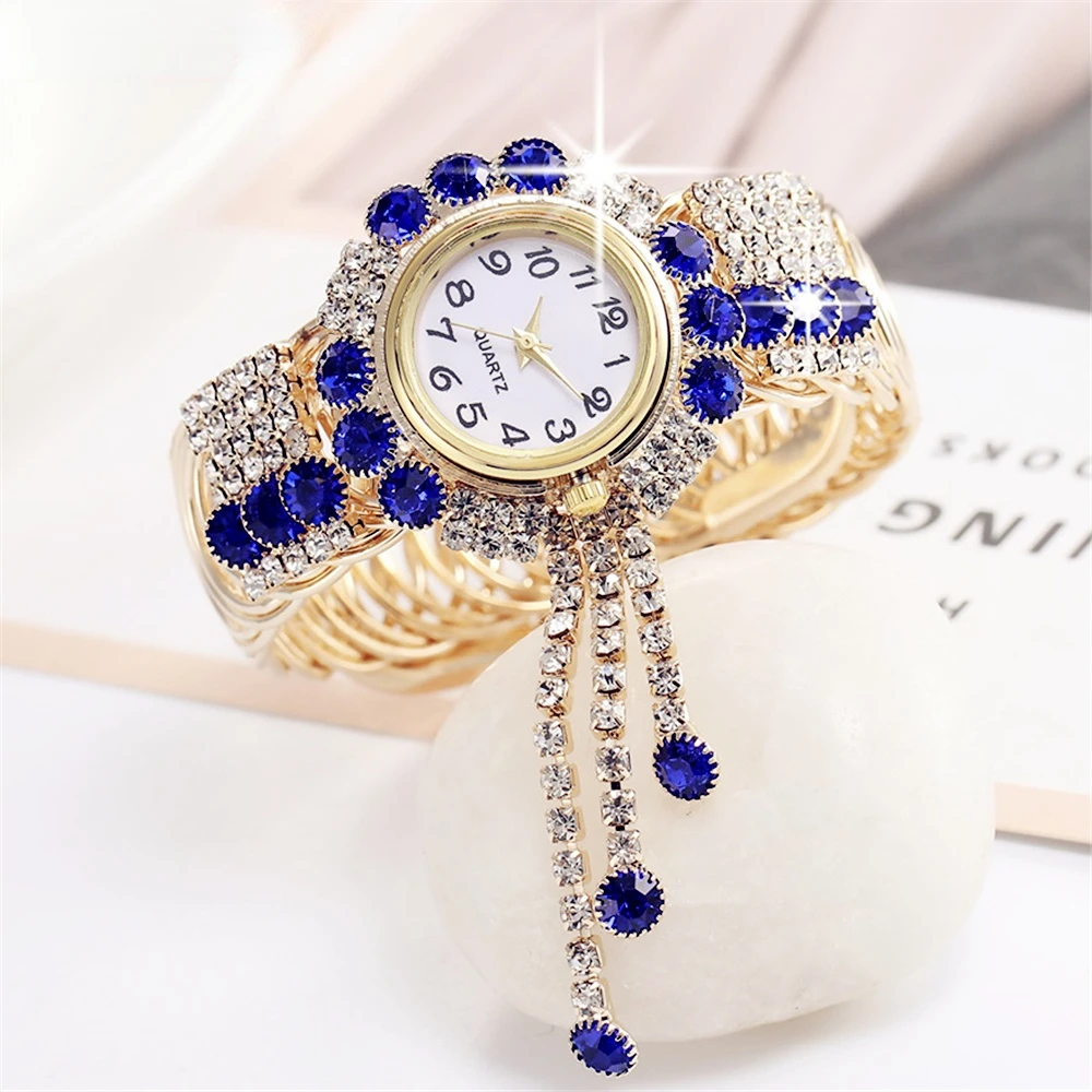 Top Trends: 2022 Top Brand Luxury Rhinestone Bracelet Watch Women Watches Ladies Wristwatch Relogio Feminino Reloj Mujer Montre Femme Clock Shoppable Styles