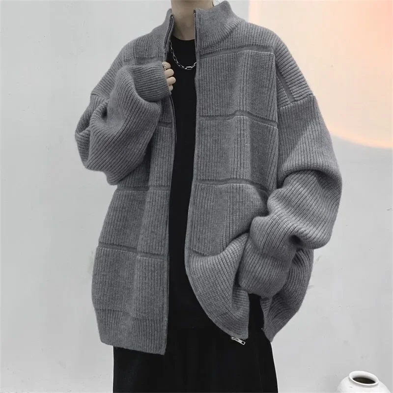 Top Trends: Autumn And Winter Ruffian Handsome Lazy Casual And Versatile Sweaters For Men Outerwear Trendy Brand Knitwear Upper Garment Top Shoppable Styles