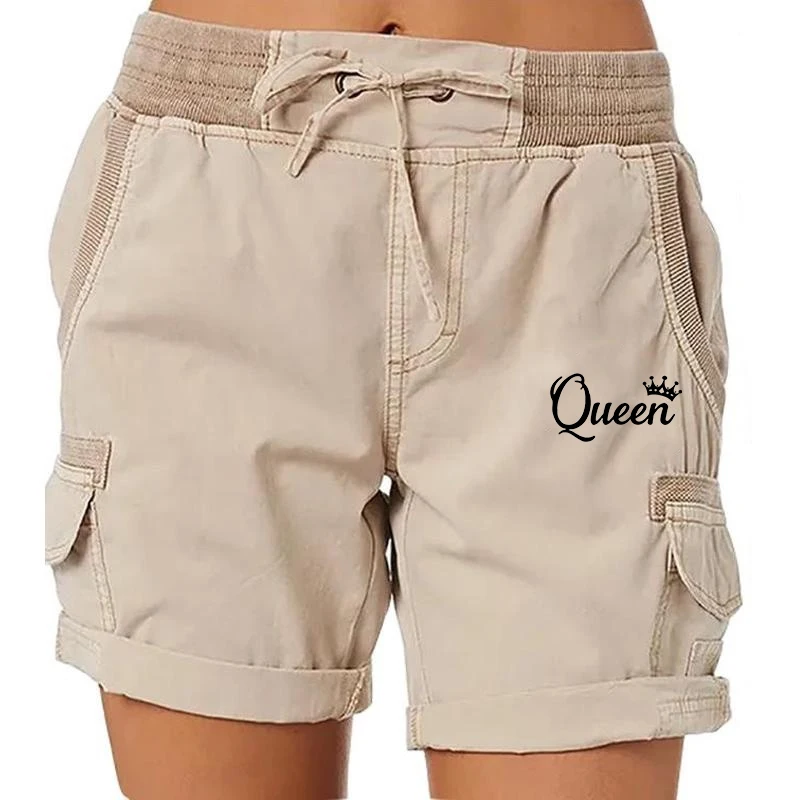 Top Trends: Summer Printed Women's Cargo Shorts Casual Drawstring Elastic Waist Active Shorts Work Shorts Hiking Outdoor Cool Beach Shorts Shoppable Styles - Image 2