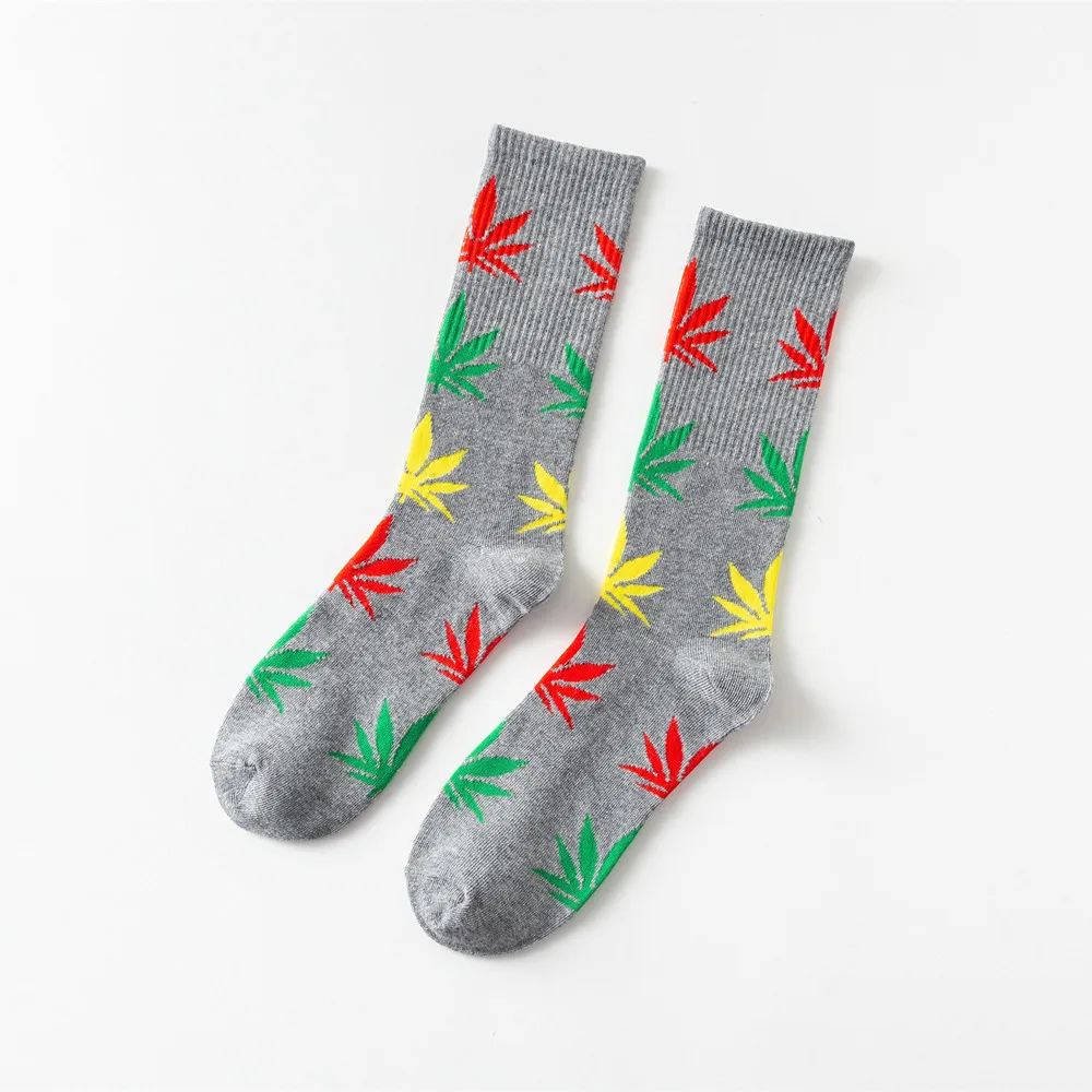 Top Trends: Winter High Quality Harajuku Chaussette Style Weed Socks For Women Men's Cotton Hip Hop Socks Man Meias Mens Calcetines Shoppable Styles - Image 5