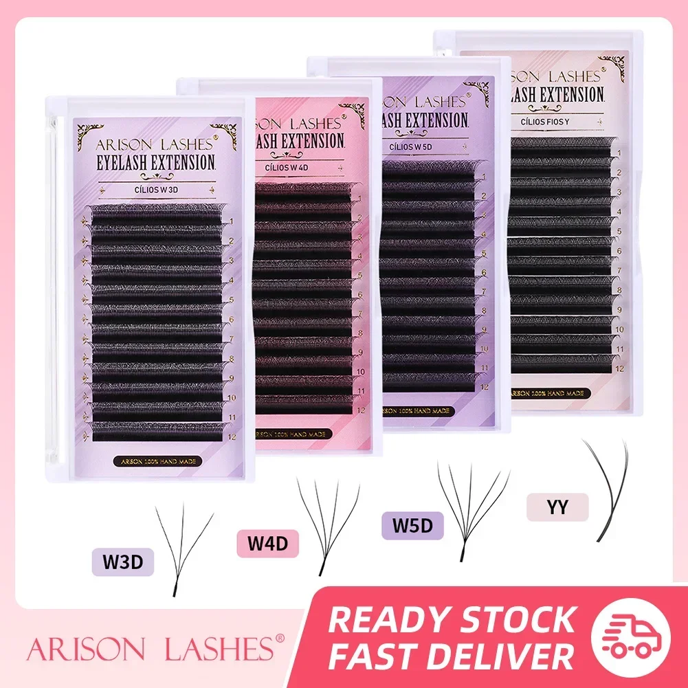 Top Trends: 2024 New 3D / 4D / 5D W Shape Lashes And YY Lashes Premade Volume Eyelashes Extension Ultra Thin Easily Grafting Extension Wholesale Shoppable Styles