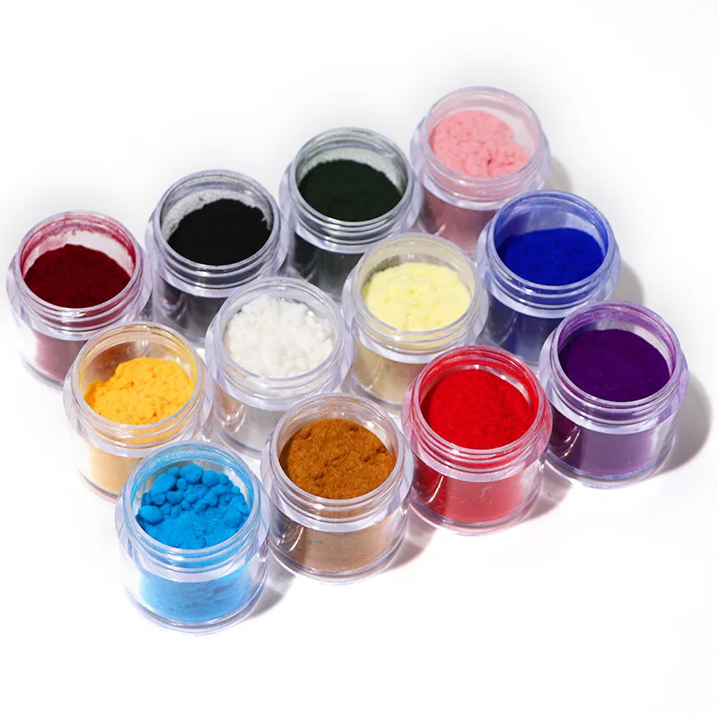 Top Trends: 12 Colors Winter Nail Velvet Powder DIY Nail Art Decorations Fluffy Nail Glitter Dust DIY Design Christmas Pigment 10g In Bottle Shoppable Styles