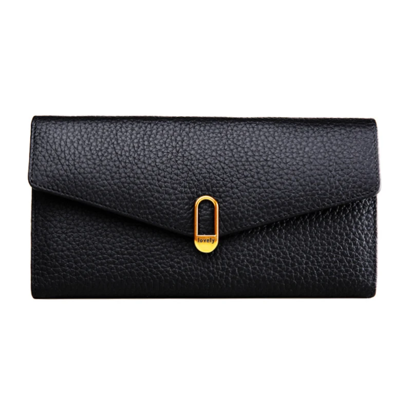 Top Trends: Genuine Leather Wallets For Women Luxury Designer Women&#039;s Wallet RFID Long Purses High Quality Card Holder Clutch Bag Shoppable Styles