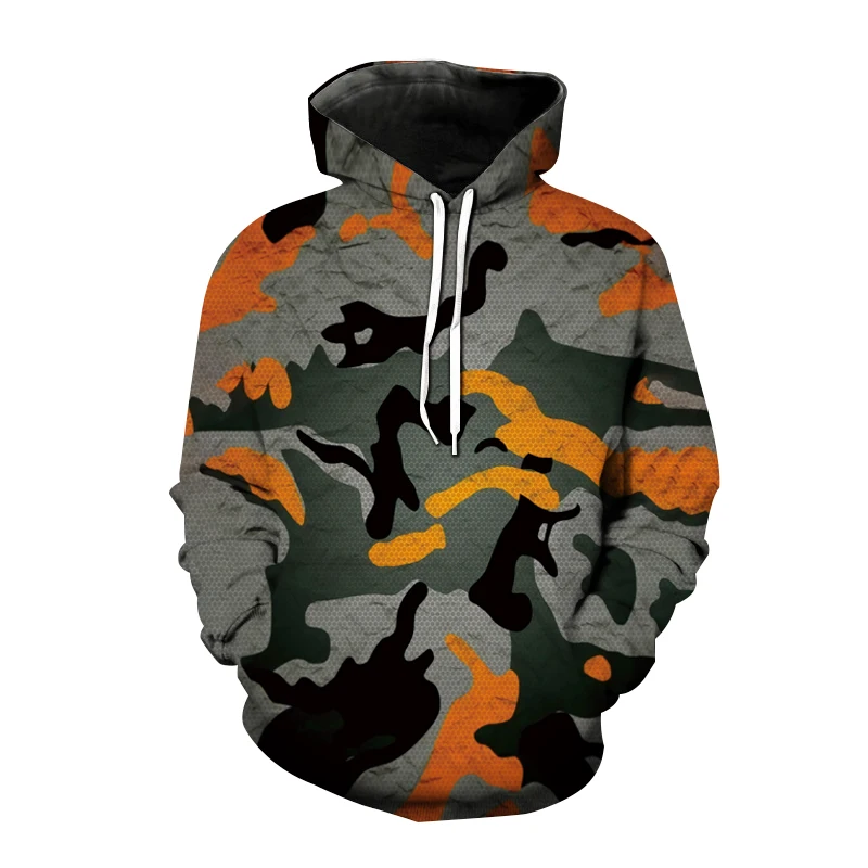 Top Trends: Army Style Hoodies Camouflage 3D Print Hooded Sweatshirt Pullover Men Women Fashion Hoodie Harajuku Streetwear Coat Male Clothes Shoppable Styles