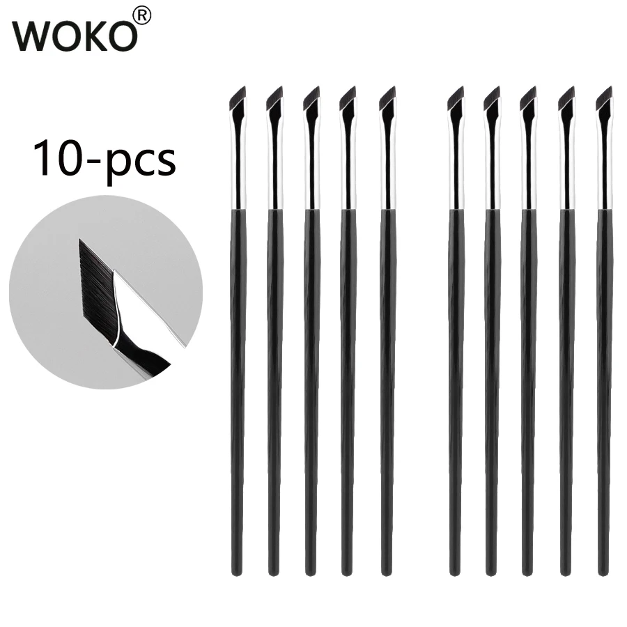 Top Trends: Upgrade Blade Eyeliner Brush Ultra Thin Fine Angle Flat Eyebrow Brush Under The Eyes Place Makeup Brush Precise Detail Brushes Shoppable Styles - Image 6