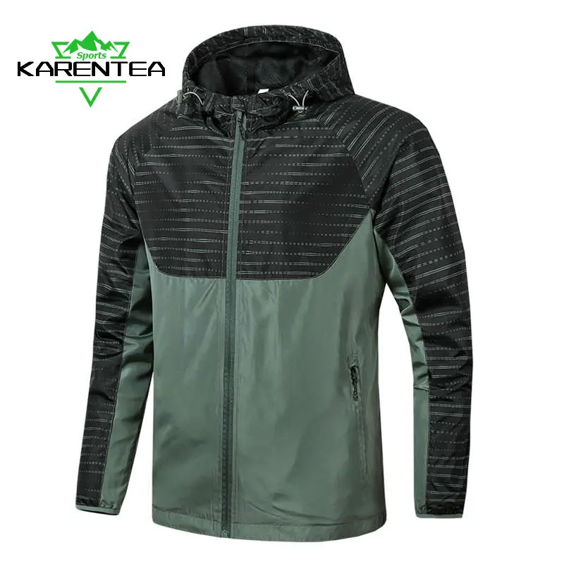 Top Trends: Running Jacket Men Hooded Summer Quick Dry Jogging Gym Run Coat Spring Sportswear Fishing Camping Hiking Jacket Autumn Top Cloth Shoppable Styles