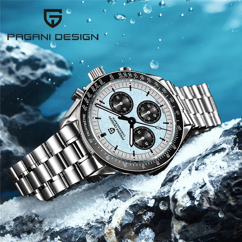 Top Trends: PAGANI DESIGN 1701 New V4 Men's Watches Sport Chronograph Luxury Quartz Speed Great Master Sapphire Mirror Wristwatch Waterproof Shoppable Styles