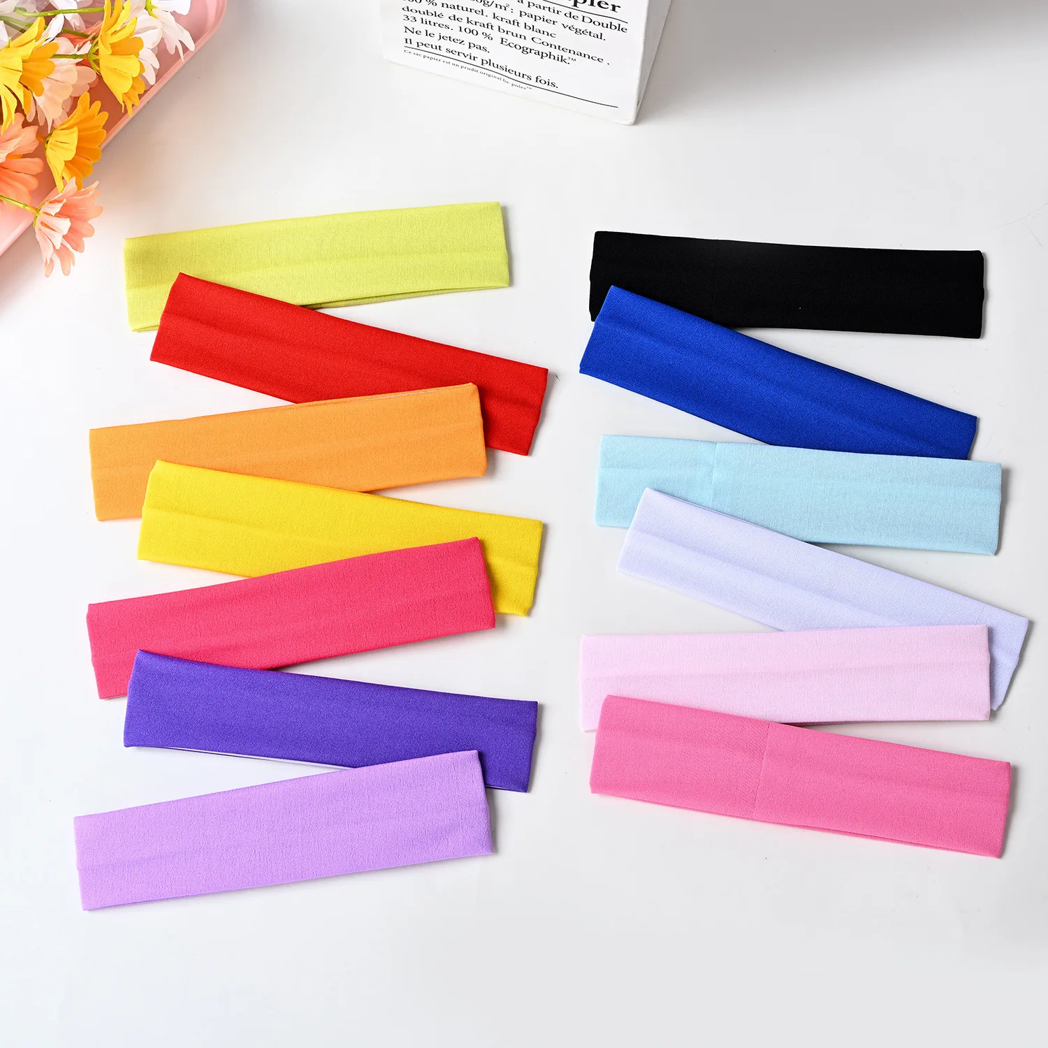 Top Trends: 1pcs Solid Sport Headband Women Elastic Hair Bands Running Fitness Yoga Headwear Female Stretch Wash Makeup Hair Accessories Shoppable Styles