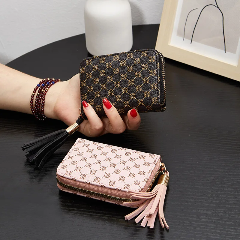 Top Trends: Unisex Leather Card Holder Women's Zipper Wallet Small Change Wallet Purse For Female Short Wallets With Card Holder Woman Purse Shoppable Styles - Image 2