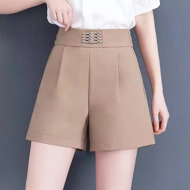 Top Trends: Summer Women&#039;s Casual Skirt Shorts Elastic High Waist Solid Loose Ice Silk Bottoms Koreon Fashion Oversize Sports Short Pants Shoppable Styles