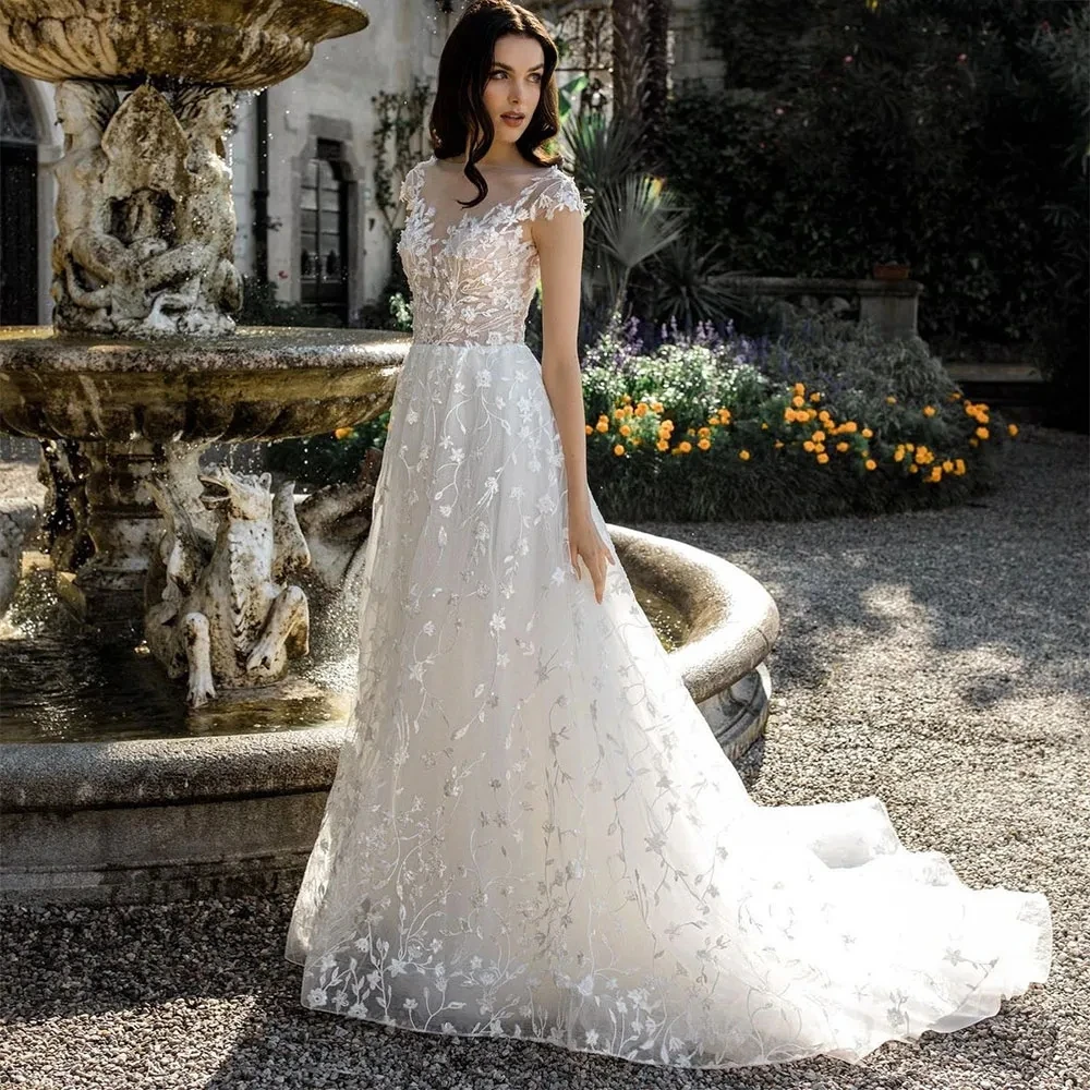 Top Trends: Exquisite Wedding Dresses For Women Sleeveless V-Neck Bridal Gowns 2024 Lace Appliques Robes Delicated 2023 Vestidos De Novia Shoppable Styles