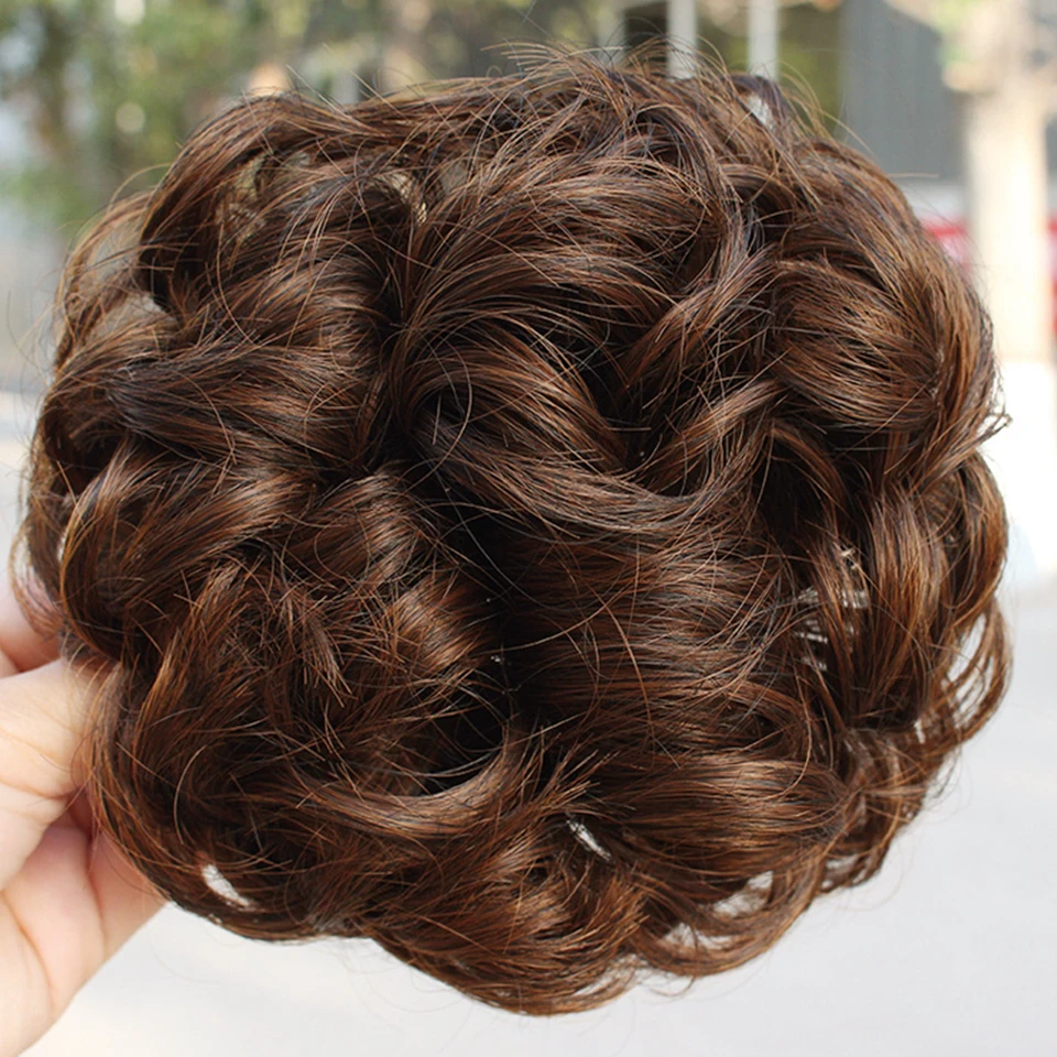 Top Trends: Women Wig Synthesis Curly Chignon Hair Extension Clip In Hair Women Hairpiece Claw Clip Hair Bun Wigs Hair Accessories For Women Shoppable Styles - Image 4