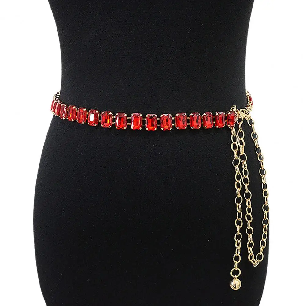 Top Trends: Waist Chain Wear-resistant Waist Belt Fine Workmanship Dress Accessories Fashion Sparkling Faux Crystal Women Chain Belt Shoppable Styles - Image 3