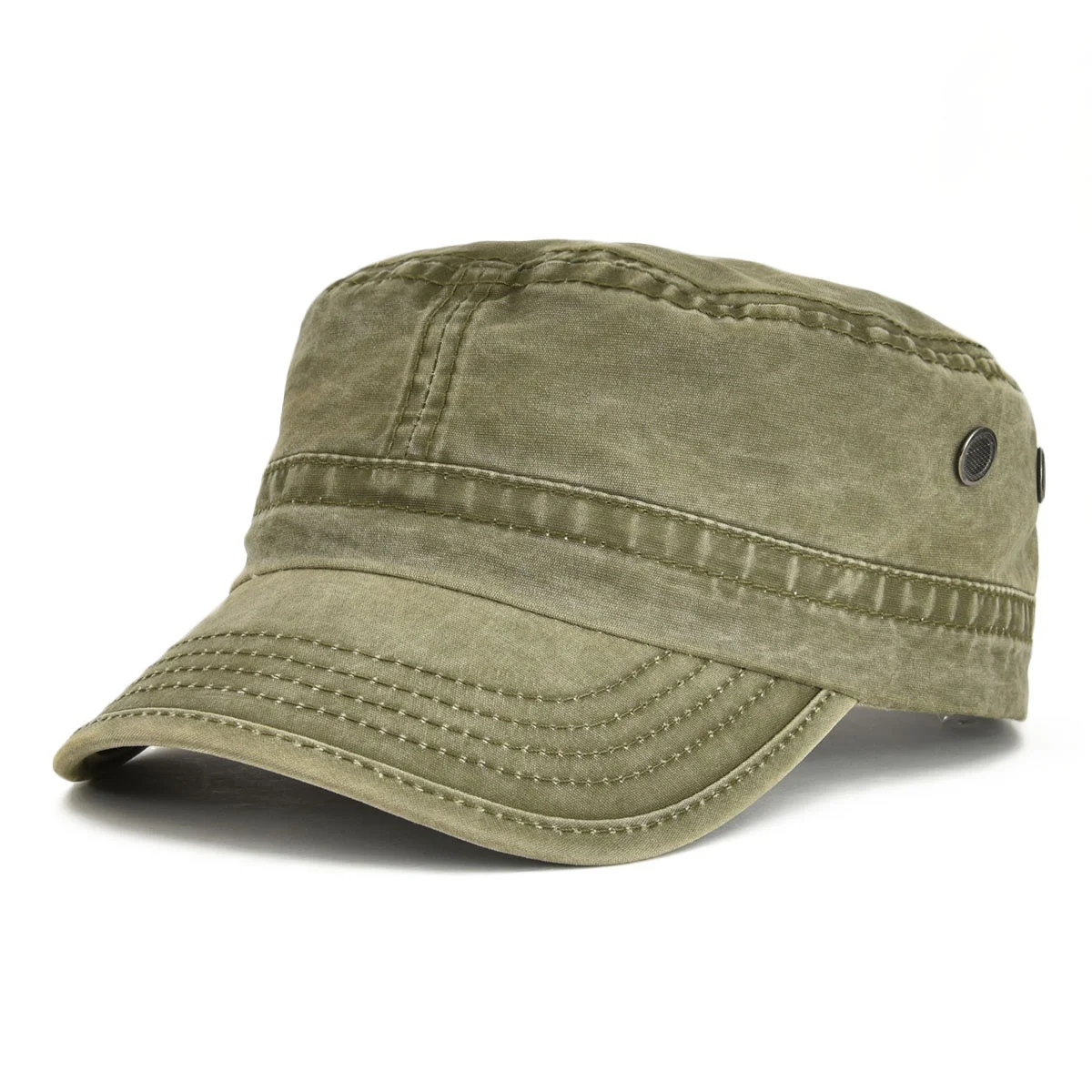 Top Trends: Mens Trucker Baseball Hat Solid Cotton Distressed Flat Caps Shoppable Styles