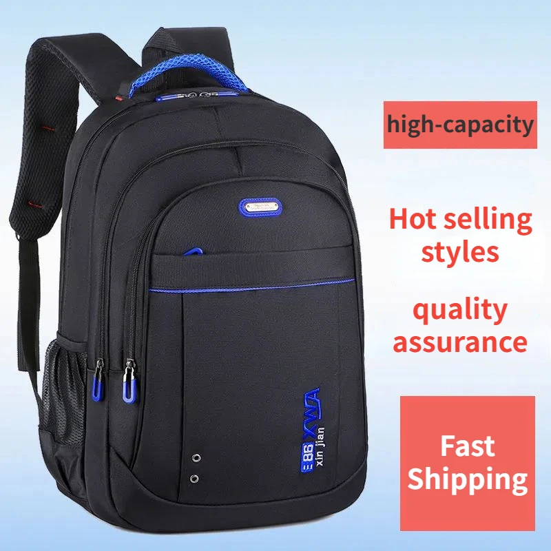 Top Trends: New Men&#039;s Backpack Middle School High School Student Backpack Large Capacity Business Laptop Bag Waterproof Travel Backpack Shoppable Styles