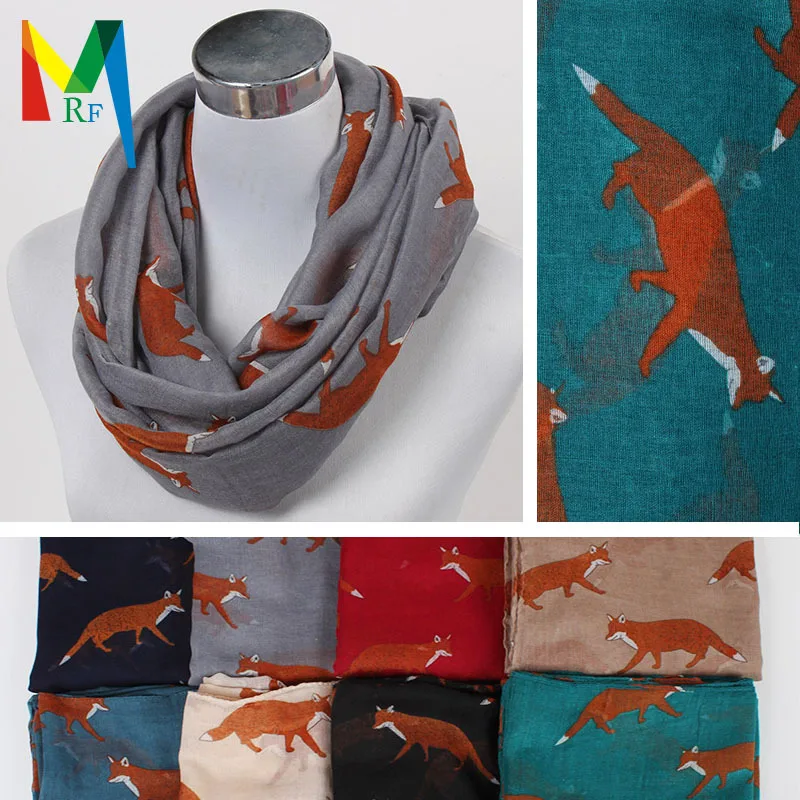 Top Trends: Cross-Border Hot Sale Fox Scarf Women&#039;s Animal Print Fashion Decorative Cotton And Linen Scarf Foreign Trade Wholesale Shoppable Styles