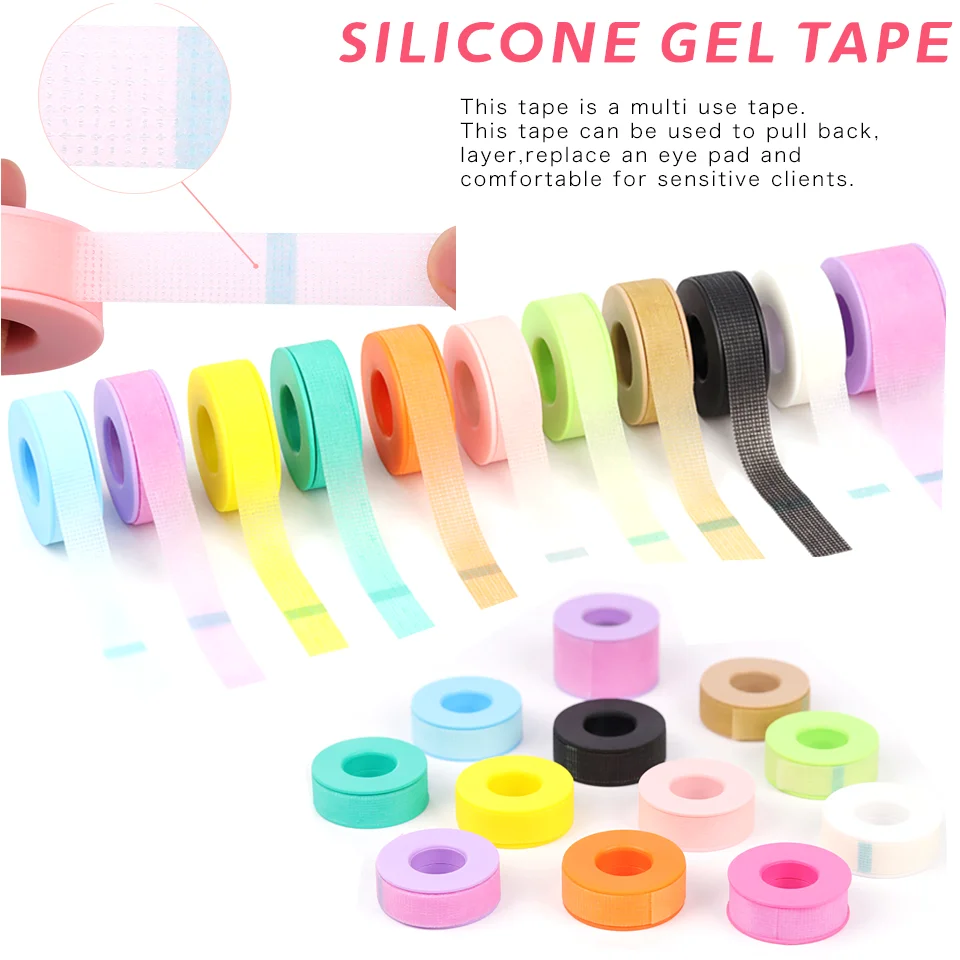 Top Trends: Silicone Gel Tape For Lash Extensions Sensitive Skin Multi Use Non-Woven Breathable Under Eye Pad Patches Makeup Tools Supplier Shoppable Styles