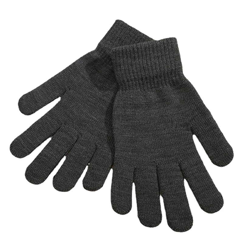 Top Trends: Winter Knitted Gloves Men Women Touch Screen Cold-proof Warm Full Finger Gloves Korean Style All-match Cycling Wool Gloves Shoppable Styles - Image 6