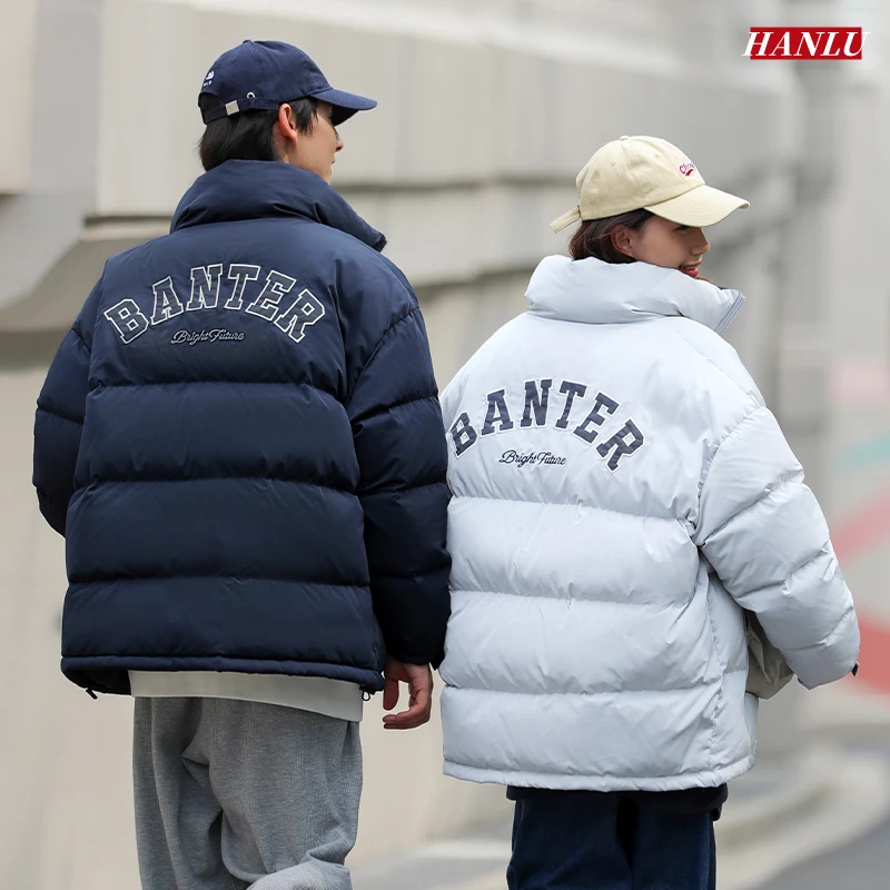 Top Trends: Men Jacket Winter Heavy Warm Cotton Parkas Hip Hop Oversize Bomber Harajuku Streetwear Fashion Brand Women's Jackets Down Coats Shoppable Styles - Image 4