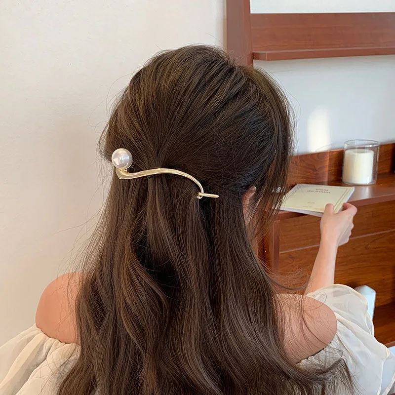 Top Trends: Minimalist Style Metal Hair Clips For Women Hairpin Barrettes Ponytail Holder Girls Hair Styling Accessories HAIR CLIP FOR GIRL Shoppable Styles - Image 3