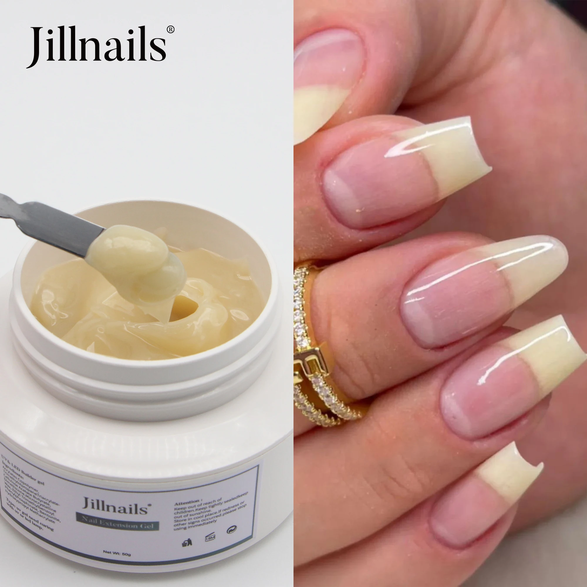 Top Trends: Jillnails Natural Nails Gel Jelly Builder Nail Extension Hard Cream Gel UV Led 50g 50ml Shoppable Styles