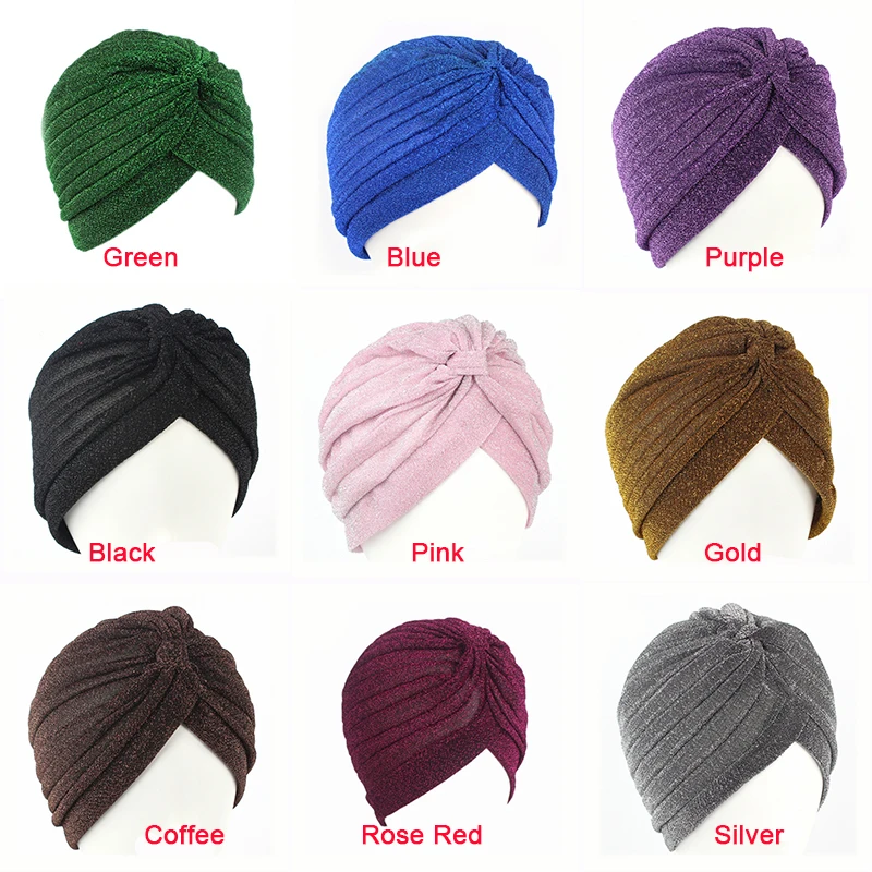 Top Trends: Women Bohemian Turban Hat Stretchy Hijab Cotton Cross Muslim Cap Headscarf Knot Twist Turban India Hat Lady Chemo Cap Head Wrap Shoppable Styles