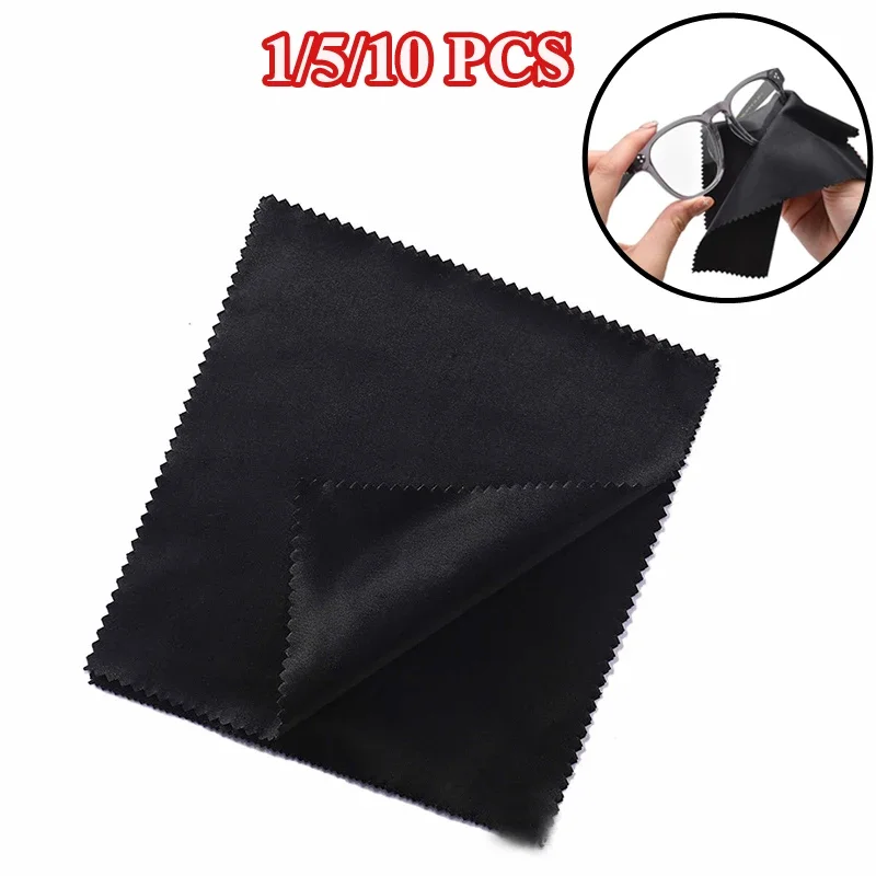 Top Trends: Glass Cleaning Cloth 1 / 5 / 10Pcs Lens Clothes Microfiber Phone Screen Cleaner Sunglasses Camera Duster Wipes Eyewear Accessories Shoppable Styles