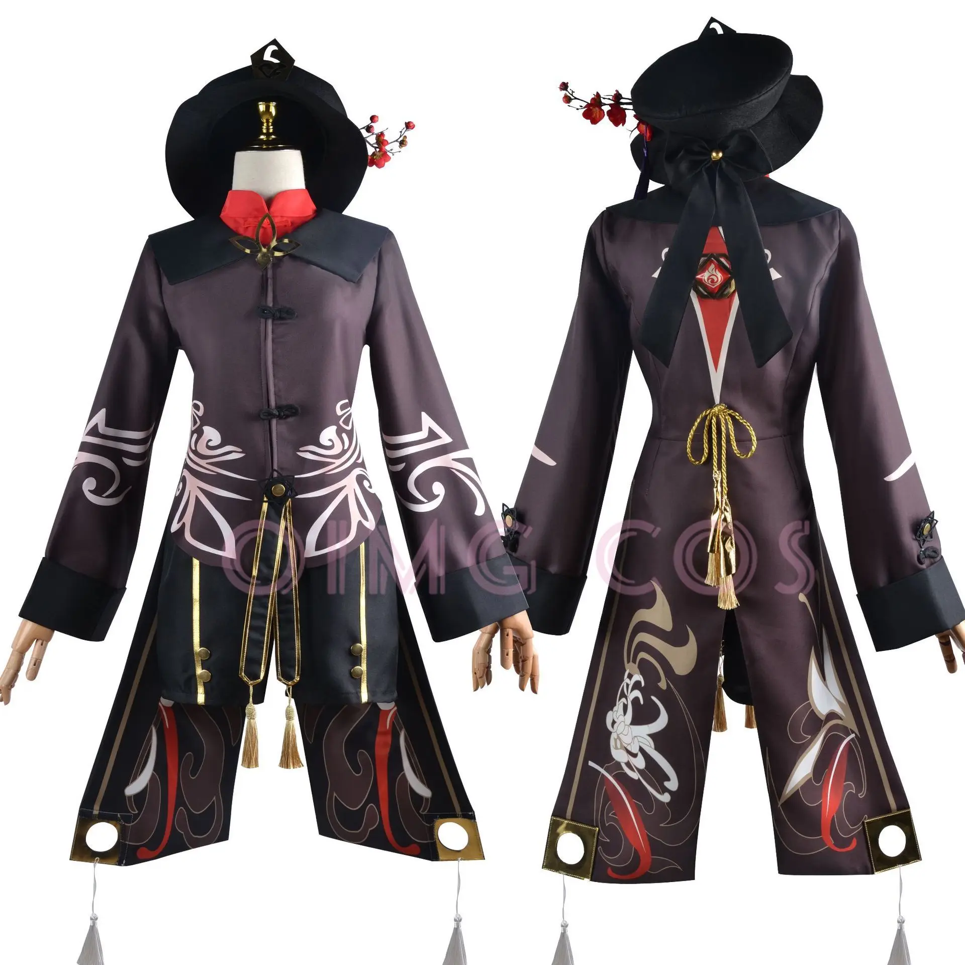 Top Trends: Hutao Cosplay Genshin Costume Impact Uniform Chinese Style Halloween Costumes For Women Game Hu Tao Shoppable Styles - Image 5