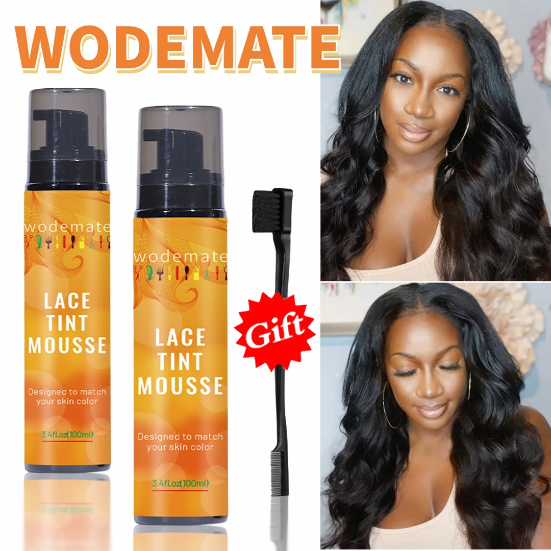 Top Trends: Lace Tint Mousse Waterproof Lace Tint Spray For Lace Wig Light Brown Hair Dye Quick Dry Wig Grids Concealer No Residue Shoppable Styles - Image 4