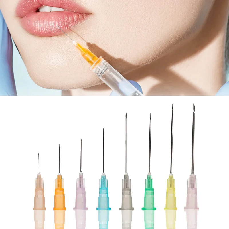 Top Trends: Disposable Micro Meso Sharp Needles 30G 32G 34G 4 / 13 / 25mm Painless Hipodermic Needles For Cosmetology Shoppable Styles