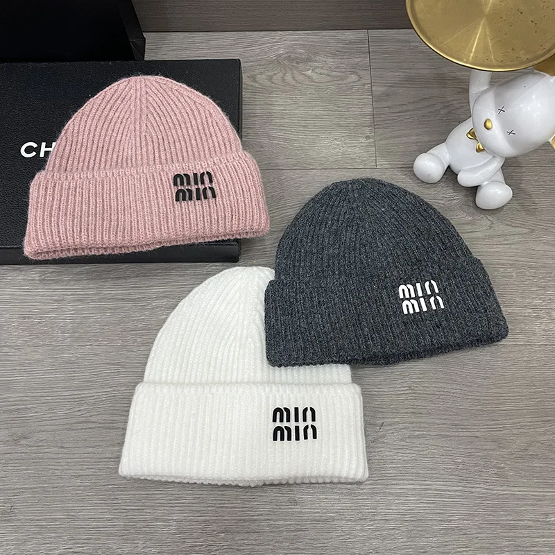 Top Trends: Top New Fashion Luxury Letter Beanies Men Women Warm Winter Brand Designer Outdoor Soft Hat Unisex Party Vintage Hip Hop Caps Shoppable Styles - Image 3