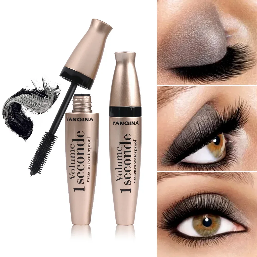 Top Trends: Black Mascara Lengthen Eyelashes Extra Volume Waterproof Natural Lashes Mascara Female Professional Makeup Shoppable Styles - Image 4