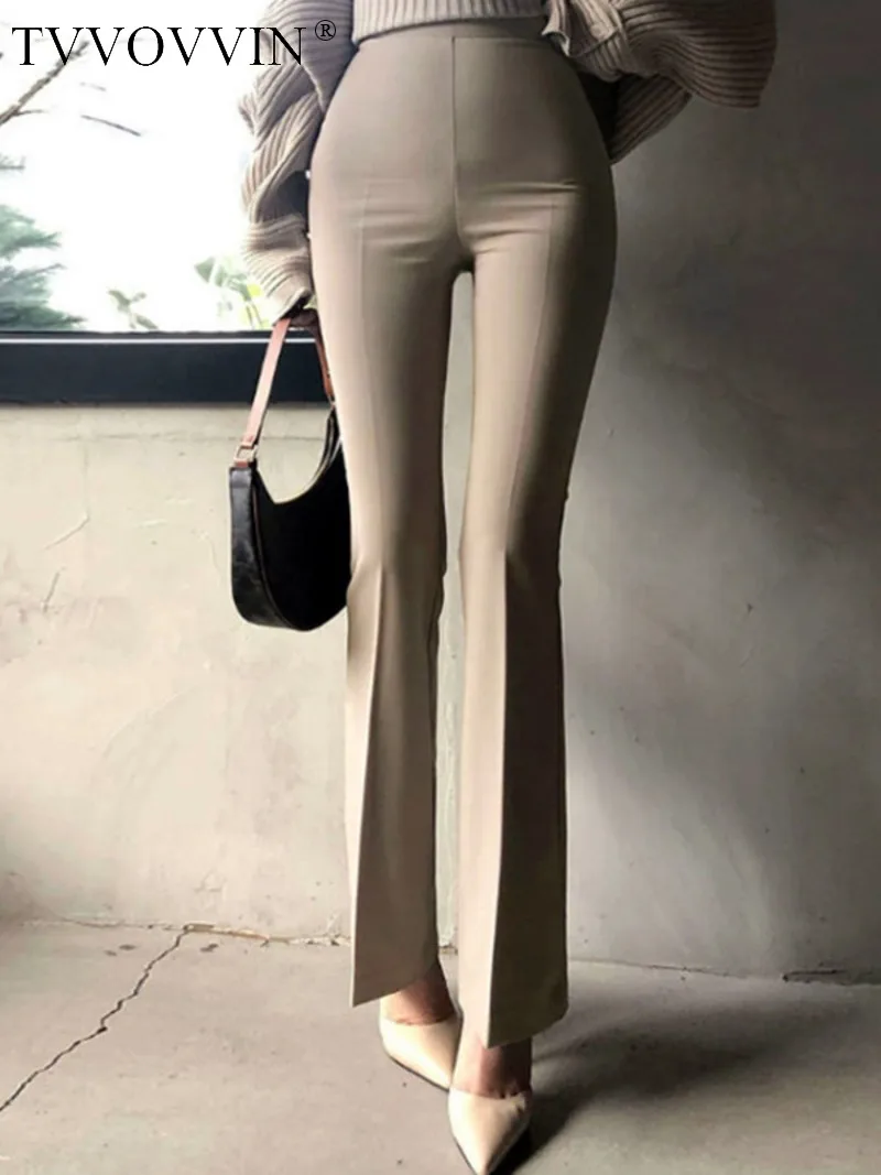 Top Trends: WOMENGAGA Korea Style Sexy Elegant High Waist Korean Flare Pants Office Lady Slim Fashion Women Pants Casual Trousers 868L Shoppable Styles