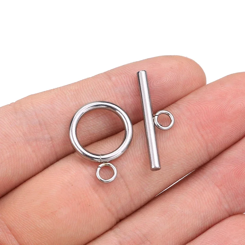 Top Trends: 5 Sets Stainless Steel OT Clasps Gold Connectors For DIY Bracelet Necklace Jewelry Findings Making Supplies Accessories Shoppable Styles - Image 3