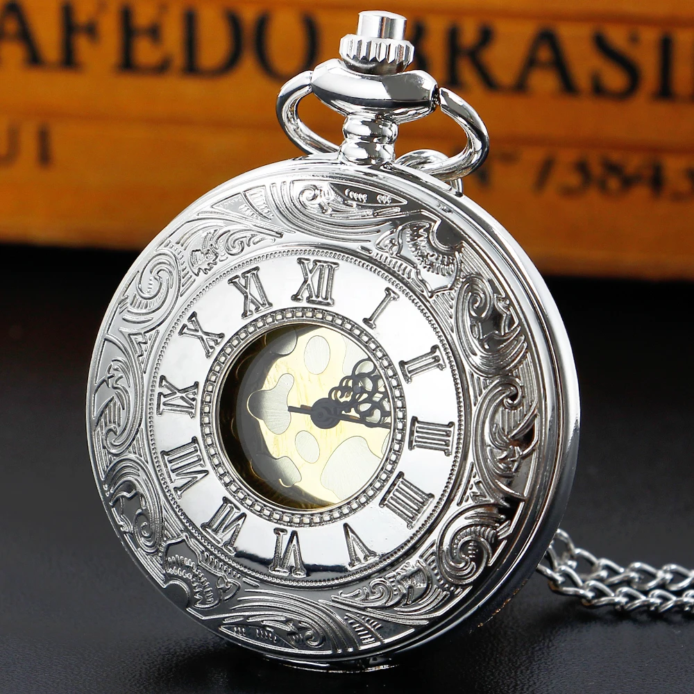 Top Trends: Silver / Bronze / Black / Gold Vintage Wholesale Pocket Watch Men Women Quartz Pendant With Chain Clock Reloj De Bolsillo Shoppable Styles